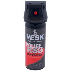 KKS VESK RSG Police Foam 2mln SHU pepper gas, Stream 50ml (12050-F)