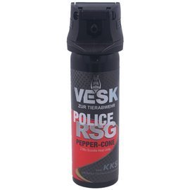 Pepper spray KKS VESK Police RSG Gel 2mln SHU 63ml Cone (12063-C V)